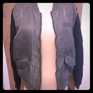 H&M Two Tone Bomber Jacket